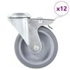 vidaXL L&auml;nkhjul med bulth&aring;l 12 st 100 mm