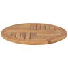 vidaXL Bordsskiva i massiv teak rund 2,5 cm 60 cm
