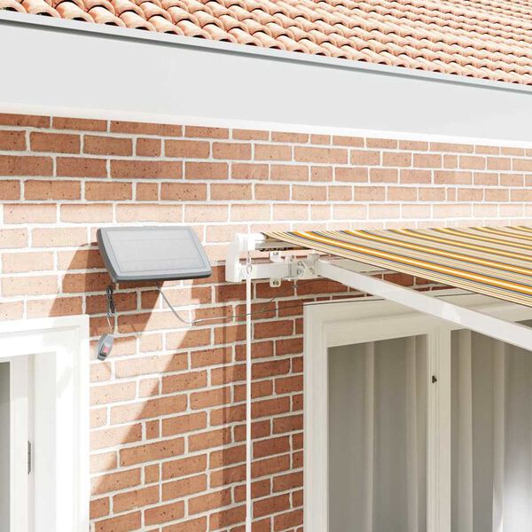 vidaXL Utfällbar markis med 350 x 250 cm tyg