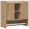 vidaXL V&auml;gg hylla V&auml;ggmonterat Artisan-ek 80 x 36 x 80 cm