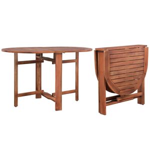 vidaXL Tr&auml;dg&aring;rdsbord 120x70x74 cm massivt akaciatr&auml;