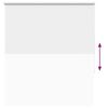 vidaXL Rullgardin m&ouml;rkl&auml;ggning vit 140x130 cm tyg bredd 136,6 cm