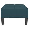 vidaXL Fotpall bl&aring; 78x56x32 cm sammet