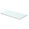vidaXL Hyllplan glas genomskinlig 60x25 cm