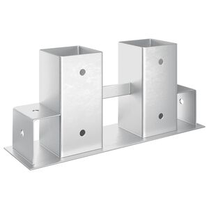 Vedstaplingshj&auml;lp 12 pcs Silver 34 x 10 x 15 cm St&aring;l