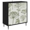 vidaXL Sideboard GOTHA Svart ek 69 x 33 x 76 cm Konstruerat tr&auml;