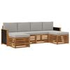 vidaXL Utomhussoffset 5 st