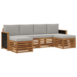 vidaXL Utomhussoffset 5 st