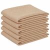 vidaXL Bordduk 5 st Oval Beige 160 x 220 cm