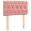 vidaXL S&auml;nggavel LED rosa 80x7x78/88 cm sammet