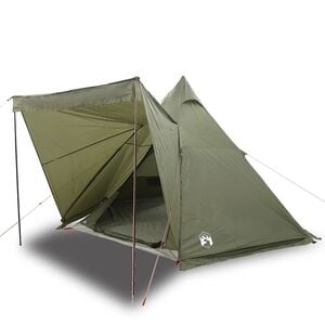 vidaXL Familjet&auml;lt tipi 6 personer olivgr&ouml;n vattent&auml;tt