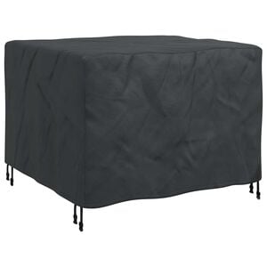 vidaXL M&ouml;bel&ouml;verdrag Enf&auml;rgad Svart 113 x 113 x 73 cm 420D