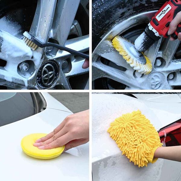 vidaXL Bilborsteset Flerf&auml;rgsdesign konstrotting