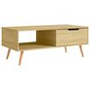 vidaXL Soffbord sonoma-ek 100x49,5x43 cm konstruerat tr&auml;