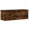 vidaXL F&ouml;rvaringsl&aring;da r&ouml;kf&auml;rgad ek 102x35x35 cm konstruerat tr&auml;