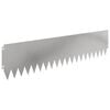 vidaXL Kant f&ouml;r gr&auml;smatta 20 st 103 x 25 cm St&aring;l Silver