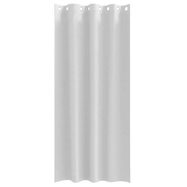 vidaXL Mörkläggningsgardiner med Ringar 2 pcs Ljusgrå 225 x 140 cm