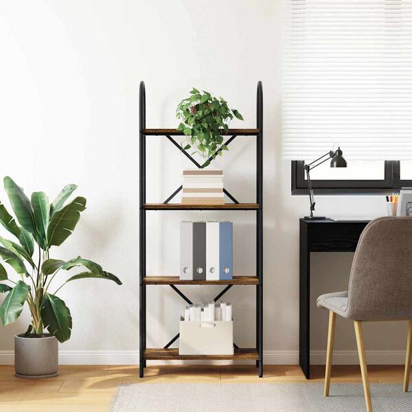 vidaXL Hyllsystem R&ouml;kt ek 60 x 30 x 146 cm Konstruerat tr&auml;