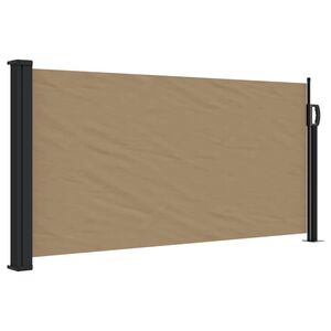 vidaXL Indragbar sidomarkis taupe 100x300 cm