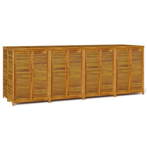 vidaXL Tr&auml;dg&aring;rdssk&aring;p 280x87x104 cm massivt akaciatr&auml;