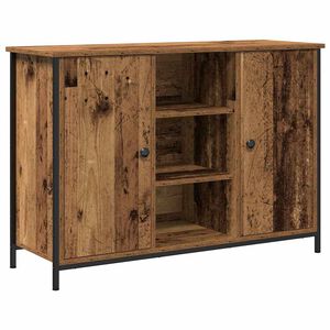 vidaXL Sideboard Gammalt tr&auml; 100 x 35 x 70 cm