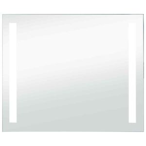 vidaXL Badrumsspegel LED 80x60 cm