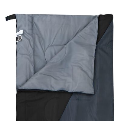vidaXL Lätta sovsäckar 2 st rektangulär svart 1100 g 10°C