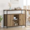 vidaXL Sideboard Artisan Ek 100 x 35 x 80 cm Konstruerat tr&auml;