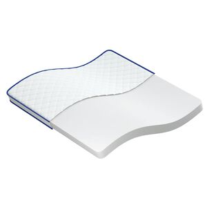 vidaXL Memoryskummadrass vit 200x200x17 cm mjuk