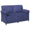 vidaXL 2-sits soffa Polisbl&aring; 158 x 83 x 95 cm Sammet