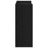 vidaXL Skohylla svart 60x25x62 cm konstruerat trä