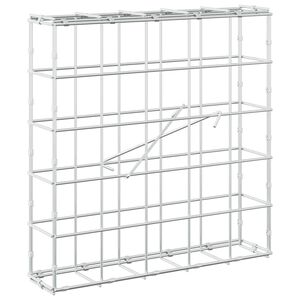 vidaXL Gabion med 5 mm tr&aring;d och 10x10 cm n&auml;t 50x10x50 cm