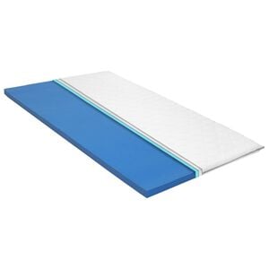 vidaXL B&auml;ddmadrass 80x200 cm viskoelastiskt minnesskum 6 cm