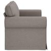 vidaXL Soffa Taupe 215 x 82 x 80 cm tyg