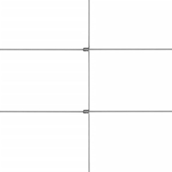 vidaXL F&aring;rst&auml;ngsel galvaniserat st&aring;l 50x1,5 m silver