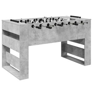 vidaXL Foosballbord BetongGr&aring; 146,5 x 74 x 85 cm Konstruerat tr&auml;