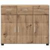vidaXL Sideboard FLORIN Artisan Ek 88,5 x 30,5 x 73 cm Konstruerat tr&auml;