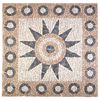 vidaXL Mosaikplattor Blomm&ouml;nster Flerf&auml;rgsdesign 120 x 120 cm Marmor