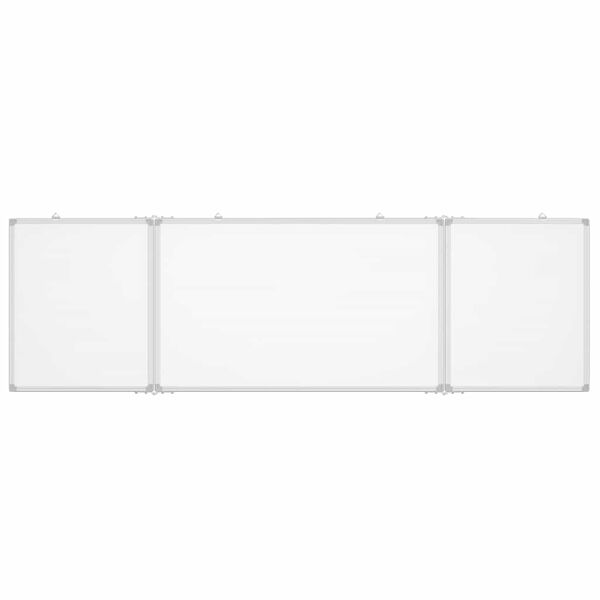 vidaXL Magnetisk whiteboard hopf&auml;llbar 160x50x1,7 cm aluminium