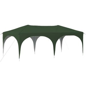 vidaXL Pop-up Partyt&auml;lt 575 x 288 x 245 cm Gr&ouml;n Oxford Tyg