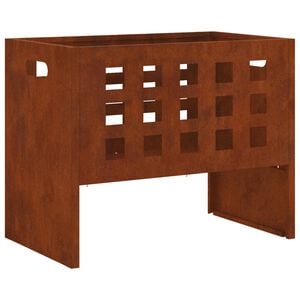 vidaXL Eldsk&aring;l Brun 50 x 30 x 40 cm St&aring;l