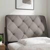 vidaXL Headboard Cushion Taupe 90 cm Fabric