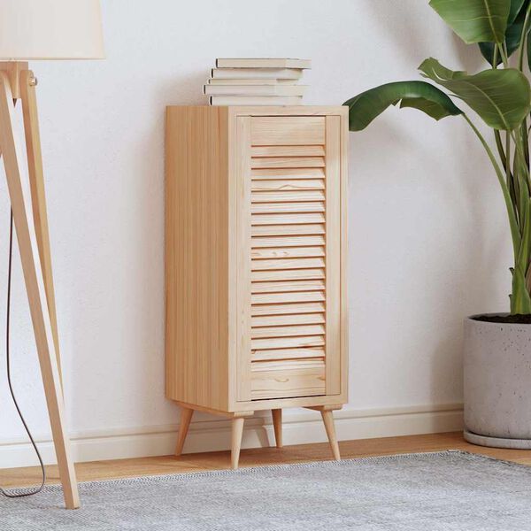 vidaXL Skåpdörr lamelldesign 69x29,5 cm massiv trä furu