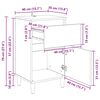 vidaXL Nattduksbord Gammalt tr&auml; 40 x 35 x 70 cm Konstruerat tr&auml;