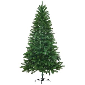 vidaXL Plastgran verklighetstrogna barr 150 cm gr&ouml;n