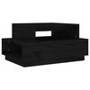 vidaXL Soffbord svart 80x55x40,5 cm massiv furu