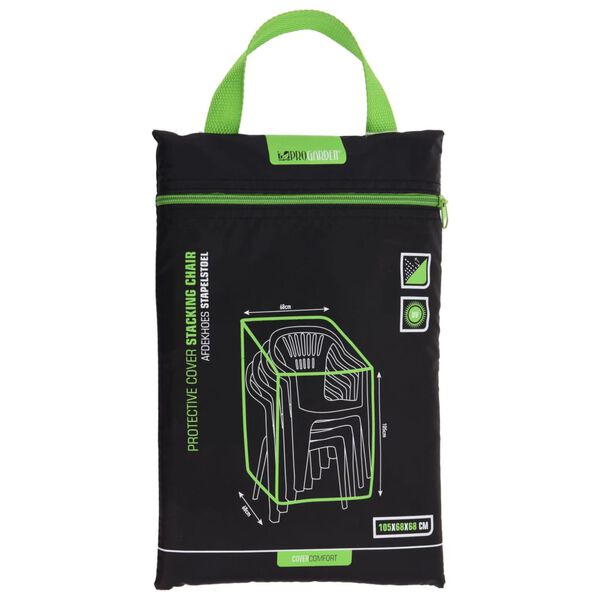 ProGarden &Ouml;verdrag f&ouml;r tr&auml;dg&aring;rdsm&ouml;bler 68x68x105 cm svart