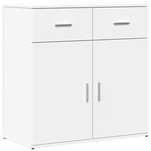 vidaXL Sk&auml;nk vit 79x38x80 cm konstruerat tr&auml;