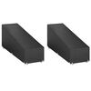 vidaXL &Ouml;verdrag f&ouml;r sols&auml;ng 2st 12 &ouml;ljetter 200x65x35/60 cm polyeten