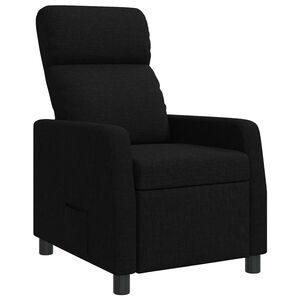 vidaXL Recliner Svart Tyg